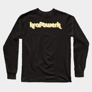 vintage color kraftwerk Long Sleeve T-Shirt